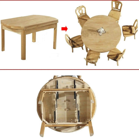 Heavy Duty Telescoping Folding Hinge With Self Locking Bracket And Hydraulic Cushion For Fold Flat Tables shown in table transformation.