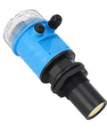 Ultrasonic Water Level Sensor For Mining And Industrial Use, 0-10M Range, DC 24V Power, blue and black design, side view