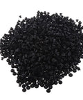 Pile of 1000 piece black hinge hole plugs for doors and windows, durable furniture covers for screw holes, panel holes, iron plate openings and mesh.