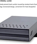 Real Deal Stainless Steel Knock Box For Espresso Machines Heavy Duty Grounds Container Anti Slip Base No Sweat Cleanup with ventilation holes.