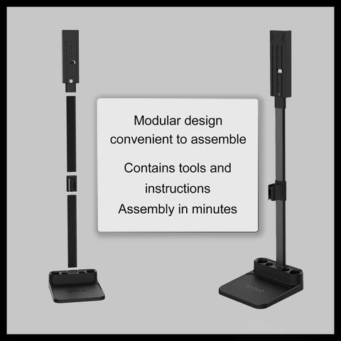 Cordless Vacuum Stand And Docking Station For Dyson V6 V7 V8 V10 V11 V15 SV18 SV21 Wall Mount Rack assembly instructions shown