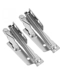 Two Pack 80 Degree Steel Spring Door Hinges Lift Hinges For Cabinets Closets Wardrobes And Sofas Durable Heavy Duty Easy Install