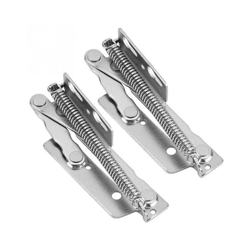 Two Pack 80 Degree Steel Spring Door Hinges Lift Hinges For Cabinets Closets Wardrobes And Sofas Durable Heavy Duty Easy Install