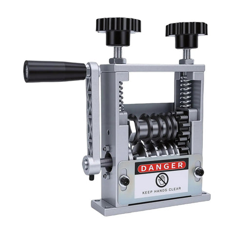 Rcniso 6 Hole Wire Stripping Machine Attachment For Electric Drill, featuring V groove feed rollers and strong friction, showcasing adjustable height.