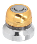 Photoelectric Z Axis Setter With 0.0002 Inch Accuracy And 2 Inch Height Adjustment, gold and silver tool on white background