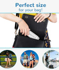 Person placing Portable Travel Electric Bidet Bottle Sprayer For Personal Hygiene And Baby Care with other images of use cases