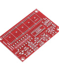 DIY Crystal Oscillator Frequency Counter Tester Kit 1Hz to 50MHz, red circuit board, electronics hobbyist tool, precise readout