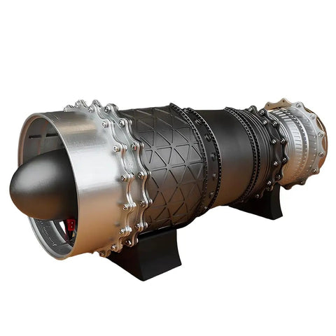 WS 15 Turbofan Engine Model Kit Replica Of J 20 Fighter Jet Engine 1 To 20 Scale DIY Motorized Model For Gearhead Adults STEM Learning Tool Realistic Internal Mechanics Collector Display With Over 150 Pieces, 33 cm ABS parts