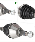 Straight Fire Fresh Front CV Axle Shaft Assembly Pair For Ram 1500 Four Wheel Drive Only 2012 2022 showing detailed components.