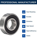 6900 2RS Deep Groove Ball Bearings Set, 10mm Bore, 22mm OD, 6mm Wide, Double Rubber Sealed and Pre Lubricated, Chrome Steel GCr15, Built Tough For Hefty Loads, 10 Pack For RC Cars And Hobby Projects bearing with heat resisting seal