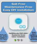 Electronic Water Conditioner EWC Max I Salt Free Hard Water Softener Alternative For Whole House Descaler installation guide