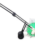 Handy Manual Seed Spreader And Fertilizer Applicator For Small Farms And Home Gardens Hand Push Roller Seeder Row Planter with green wheel