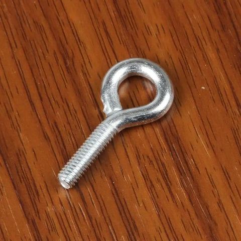 Heavy Duty Eye Bolts Set 10 Pcs Lifting Eye Nuts Hooks Bolts Kit Carbon Steel M4x12 15 20 30 40 mm Eye Size 40mm For Lifting Hanging Rigging And Secure Connections silver carbon steel eye bolt with threaded M4x12 shank