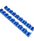 Top Notch Aluminum Alloy Bike Front Fork Hub Clamp With Precision CNC Machined Vise Insert For Easy Repair And Durable Maintenance Work - blue tool with grooves for bike parts