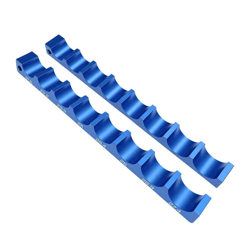 Top Notch Aluminum Alloy Bike Front Fork Hub Clamp With Precision CNC Machined Vise Insert For Easy Repair And Durable Maintenance Work - blue tool with grooves for bike parts