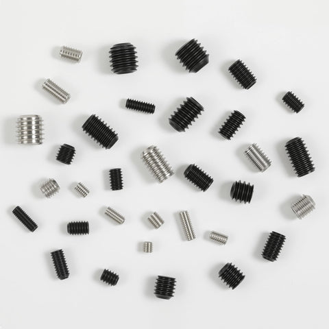 Badass Seven Hundred Piece Socket Set Screw Assortment Kit With Twenty Five Sizes Metric And Sae Cup Point Grub Screws crafted from alloy steel.