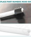 Follower Tool For M540-051 Locks And Security Systems, snug fit replacement tool, white and metal construction