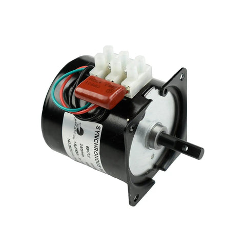 60KTYZ AC Synchronous Gear Motor Low Noise 110V 30-36 RPM High Torque Permanent Magnet Motor with built-in gear reduction
