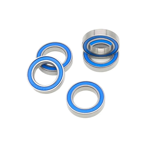 10 Pack 6802RS Blue Ball Bearings ABEC7 For RC Cars And Trucks 15x24x5mm Sealed 2RS High Precision Quiet Bearings displayed