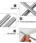 Two Piece Linear Rail Guide Kit For CNC Machines And 3D Printers Pro Grade High Precision Aluminum Rails For Automated Equipment Smooth Linear Motion Accessories For Precise Milling Routing And Printing Projects, smooth plated aluminum rod