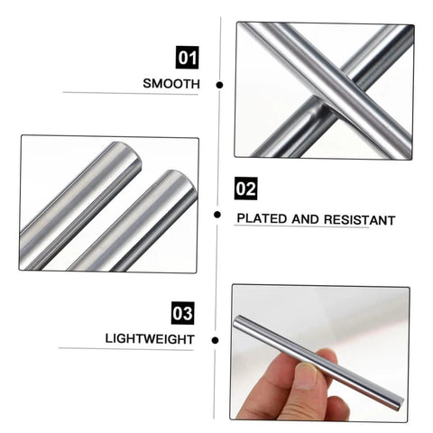 Two Piece Linear Rail Guide Kit For CNC Machines And 3D Printers Pro Grade High Precision Aluminum Rails For Automated Equipment Smooth Linear Motion Accessories For Precise Milling Routing And Printing Projects, smooth plated aluminum rod