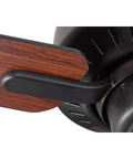Close-up of blade and motor of Drift Collection 32 Inch Four Blade Ceiling Fan Dope Breeze With Quiet Motor and White Finish