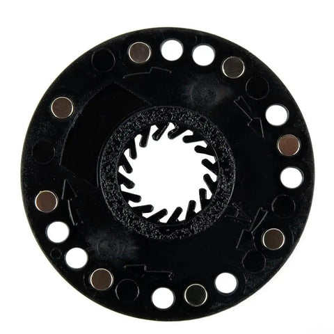 Cool E-Bike PAS Sensor With 12 Magnets And Alloy Speed Controller For Smooth Power Assistance And Extended Battery Life On Your Ride. black 65mm sensor disc