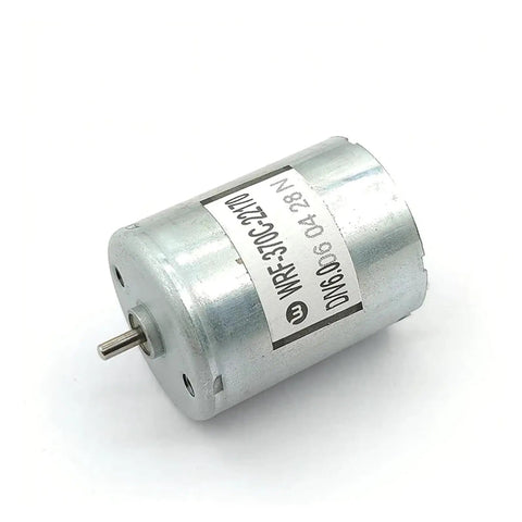 Mini 370 Brushed DC Motor 6V 9V 12V High Speed 11500RPM Micro Electric Motor 24mm Size WRF 370C 22170 Model with metal core