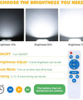 Brightness settings and remote control for Solar Powered 300W LED Street Light For Outdoors Waterproof Dusk To Dawn Parking Lot Lighting With Remote Control Aluminum White Finish 30000 Lumen Mega Bright Outdoor Fixture.