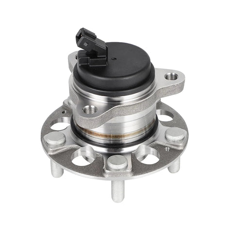 Rear Wheel Hub Bearing Compatible With 2017 To 2020 Hyundai Elantra 1.6L, 2017 To 2022 Hyundai Ioniq 1.6L, And 2017 To 2021 Kia Niro 1.6L Left And Right Sides 512635 Wheel Hub Bearing Replacement silver metallic component image