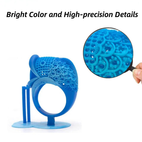 Killer Detail Castable Resin For 3D Printing And Jewelry Crafting With Smooth Clean Burn Formula Low Ash Wax Blended True Blue Professional Liquid Casting Material