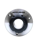 Top view of ER 32 Collet Chuck With 80mm Baseplate And 0.0016 Inch Concentricity for CNC lathe machines, includes ER nut.