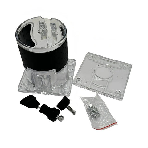 Badass Replacement Trimmer Base Plate And Router Attachment For Popular Power Tools Models 3701 3709 Rt0700c Rt0701c with clear base.
