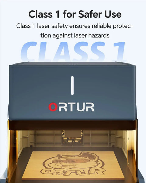 Foldable Class 1 Laser Engraver With 1000mW 1064nm Infrared Laser Module, visible with safety instructions and engraving platform