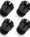 4 Pack Game Changing Anti Vibration Feet For X1 X1C P1P And P1S Printers High Temp Silicone Shock Absorbers in black silicone