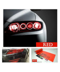Red Tint Car Light Tint Film 48x12 Inch Self Adhesive Vinyl Wrap on taillight with chameleon shine