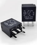 2 Pack 12V Plug And Play Fuel Pump Relay Five Pin Multipurpose Relay For Most Cars High Temperature Resistant Durable Auto Relay Easy Install Universal Black, black 5-pin automotive relays
