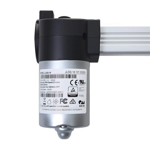 Zero Hassle Replacement Lift Chair Motor For Power Recliners Featuring Simple Wiring And Straightforward Hookup Design Solid Electric Actuator Upgrade close-up view showing specifications and design.