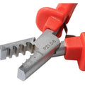 800Pcs Heavy Duty Cable Wire Connector Crimping Terminal Set Plus One Hand Tool Ferrule Plier Crimp Kit For All Your Electrical Wraps And DIY Projects That Actually Stick Good Without Breaking. red ferrule crimp plier close-up