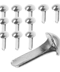 Shadow Puppet Craft Kit With 100 Iron Brads For Puppet Making, Paper Fasteners For Scrapbooking And Do It Yourself Decor