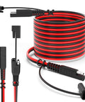SAE Power Extension Cable 14AWG With Quick Connect And Disconnect For Automotive RV Motorcycle Solar Panel Battery Charging
