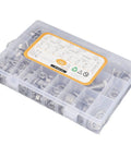 246 Piece Stainless Steel Hex Bolts Nuts And Washers Assortment Kit In Durable Storage Box For Household Appliances, Furniture, Doors, Garages, Outdoor Structures, And Automotive Maintenance.