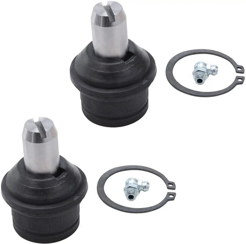 Front Seven Piece Suspension Kit For Ford E Series Vans E 250 E 350 E 450 With Tie Rods Replacement Parts For 1992 To 2005 Econoline Club Wagon And Super Duty Models front ball joints and tie rod ends