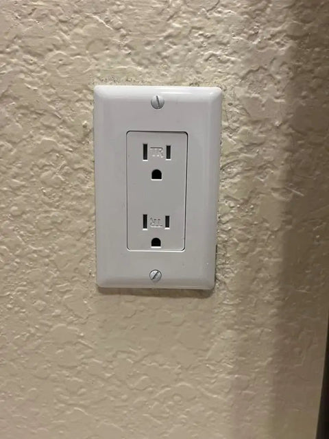 Fifty Pack White Tamper Resistant Power Outlets With Matching Wall Plates Safe Shutters No Hassle Setup Pro Grade Components Built Tough For Every Room Plug In And Finish Fast installed on wall