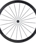 Carbon Fiber Wheelset 38mm And 23mm Rim Depths 700c Clincher Front Road Bike Wheel With Basalt Brake Surface