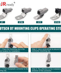 ST6355 Connector Accessory Kit Eight Mounting Clips For Deutsch DTM DTP DT Series installation steps image