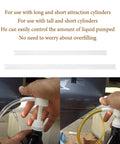 Grease Monkey Approved 4 CC Fluid Pump For Quart Bottles With Flexible Hose for easy control of liquid transfer in grooming tasks.