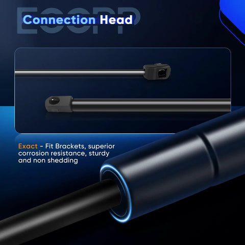 Connection head detail of 2 Pack Beefy Lift Support Struts for Ford Expedition and Lincoln Navigator 2007-2013 with durable design.