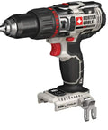 No Nonsense 20V Cordless Hammer Drill Commercial Bare Tool With Brushless Motor and Ratcheting Chuck side view with handle