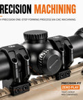 Rock Solid Medium 30 Millimeter Scope Rings With 1.05 Inch Center Height For Picatinny Rails CNC Machined From 6061 T6 Aluminum